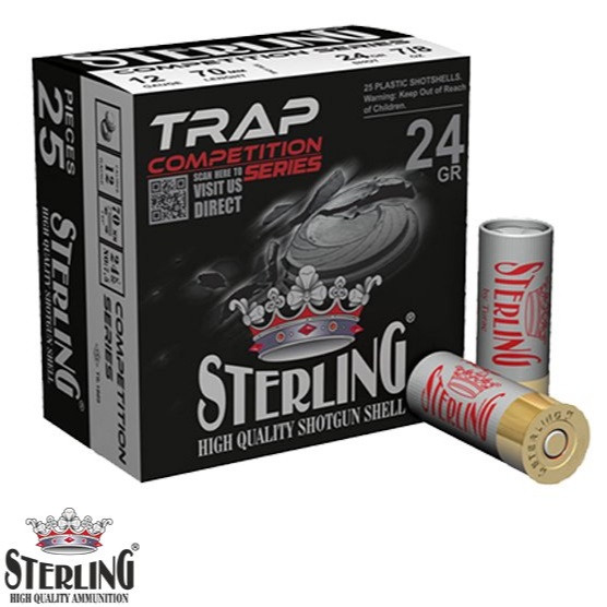 Sterling 24 Gr. No:7,5 Basic Trap Fişeği 12 Cal.