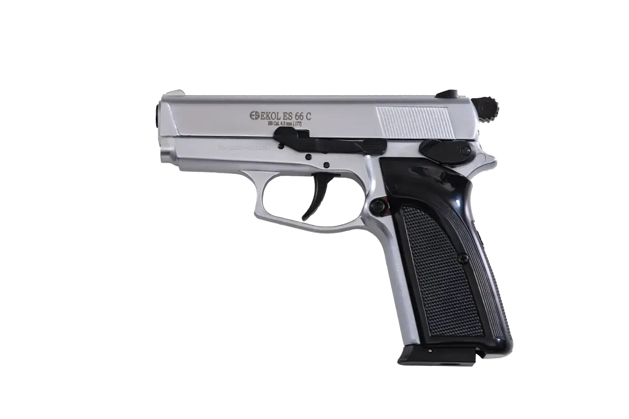 EKOL ES 66 Compact Havalı Tabanca 4.5 mm - Parlak Beyaz