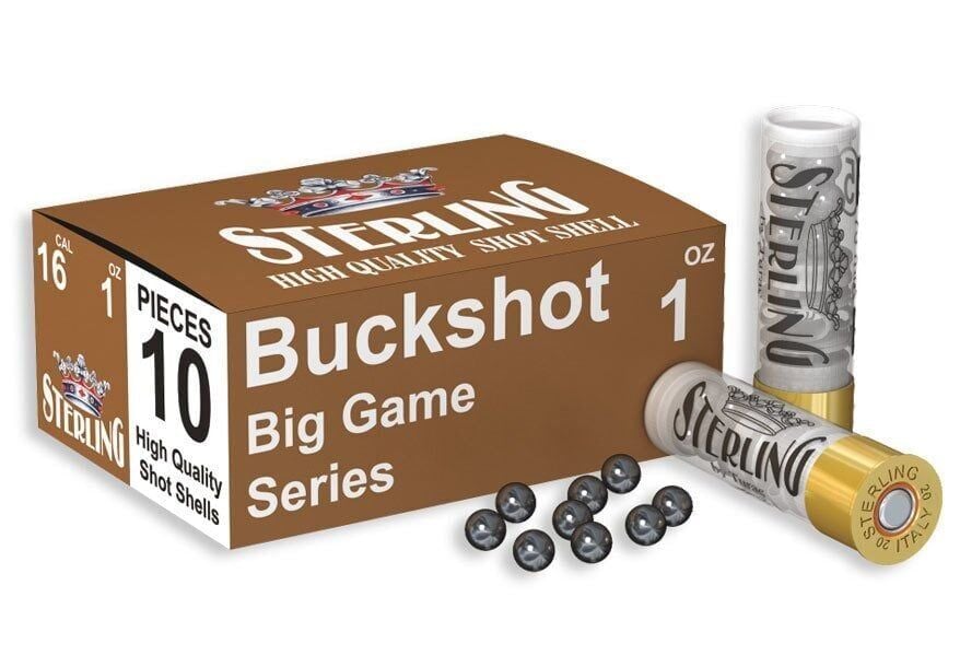 STERLING BUCKSHOT 11/0 9 PELLETS  16 CAL.