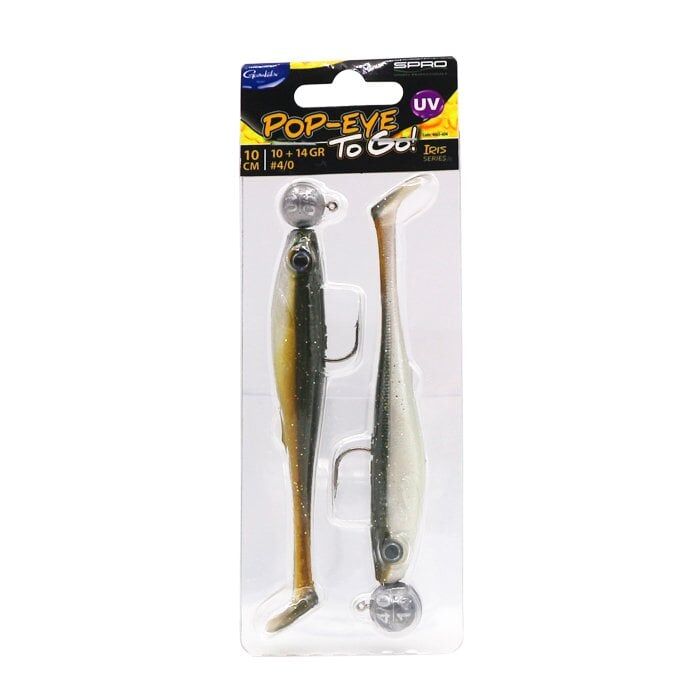 SPRO Pop-Eye To Go 10cm Soft Yem UV Baitfish 10+14g 1/2