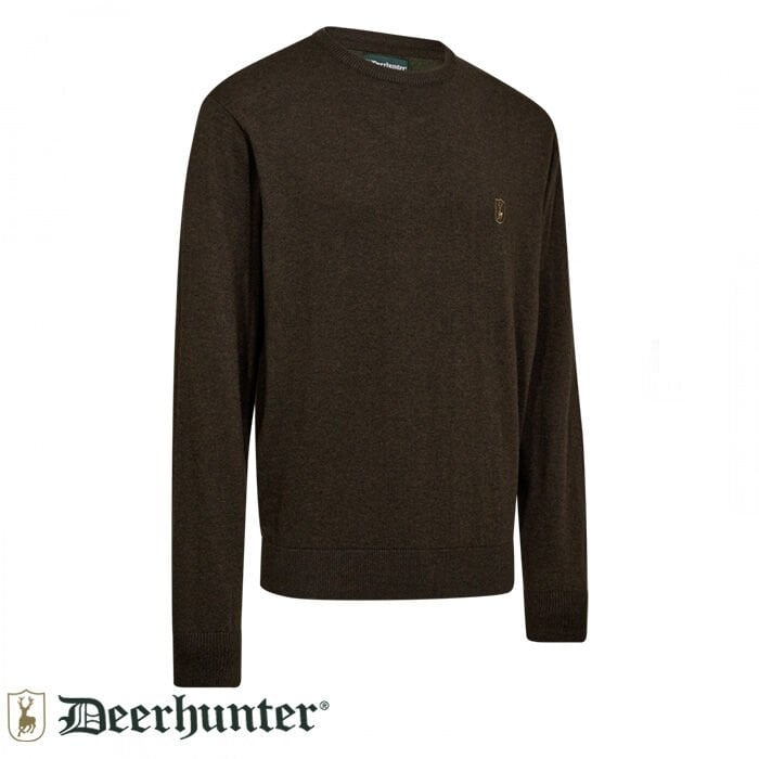 DEERHUNTER Harrington Kahverengi Yuvarlak Yaka Kazak L