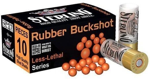 STERLING RUBBER KAUÇUK SAVUNMA 12 PELLETS BUCKSHOT  12 CAL.