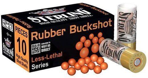 Sterling Rubber Kauçuk Savunma 12 Pellets Buckshot 12 Cal.