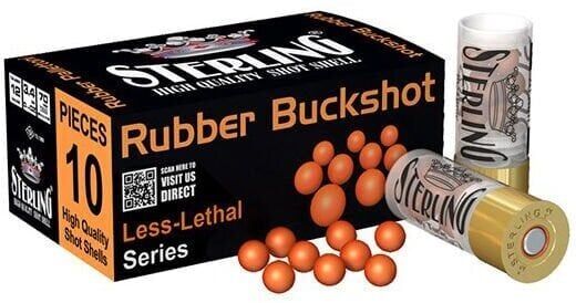 STERLING RUBBER KAUÇUK SAVUNMA 9 PELLETS BUCKSHOT  12 CAL.