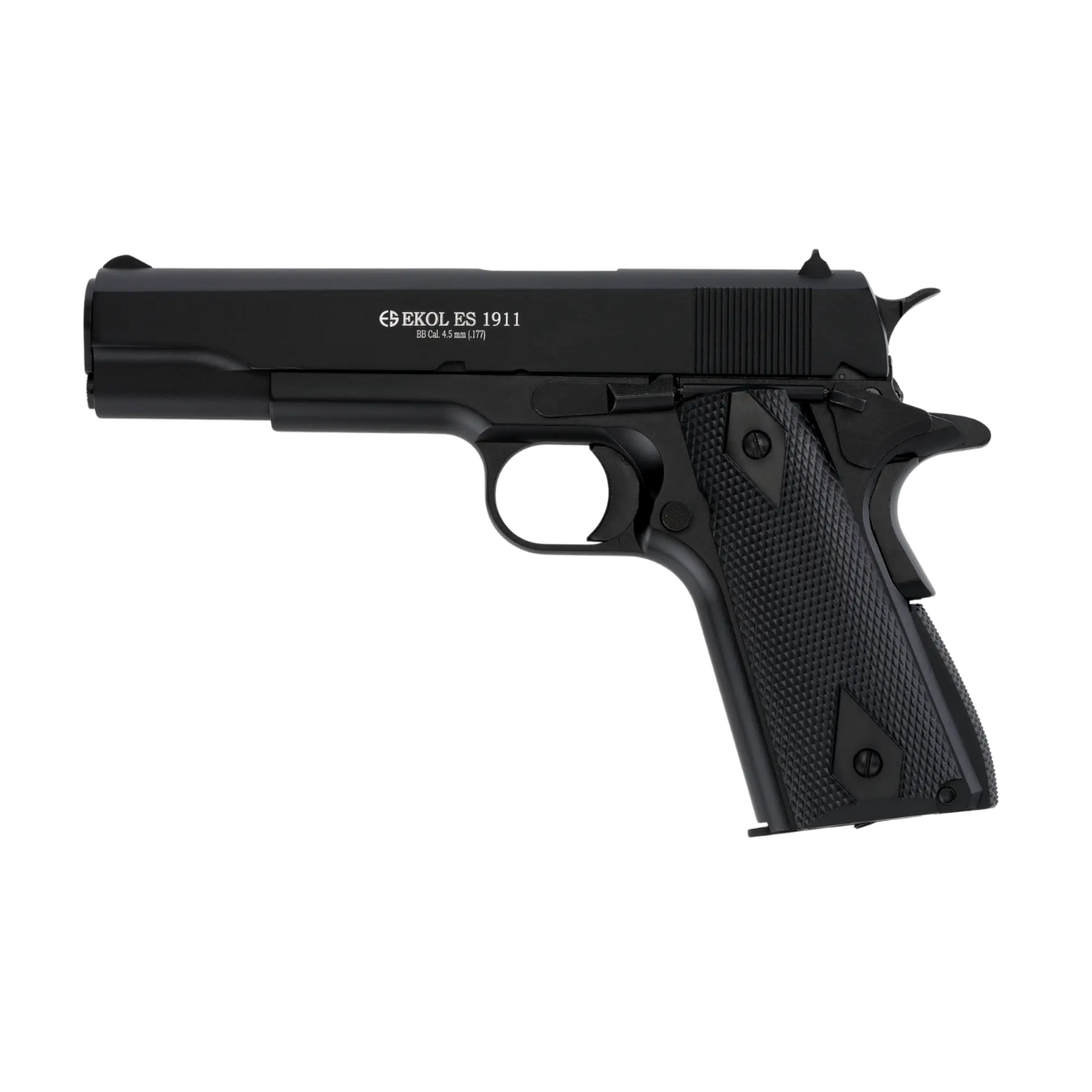 Ekol ES 1911 Blowback Colt Siyah Havalı Tabanca 4.5mm (Full Metal)