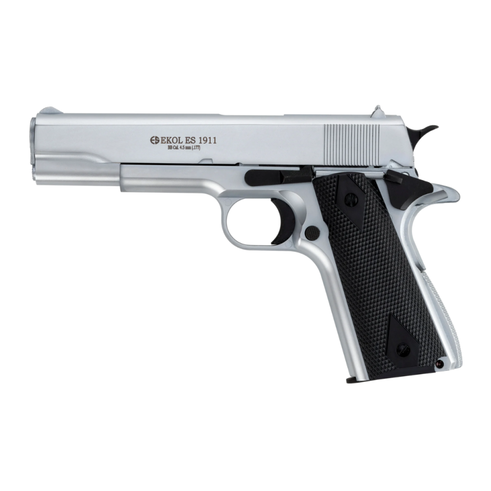 Ekol ES 1911 Blowback Colt Beyaz Havalı Tabanca 4.5mm (Full Metal)