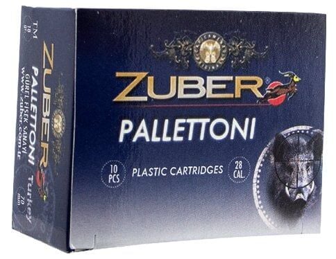 ZUBER PALLETTONI 11/0 9 PELLETS  28 CAL.