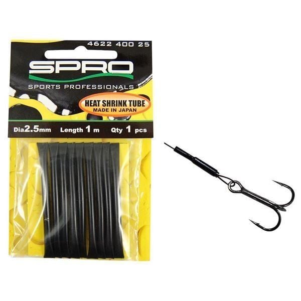 T.D. SPRO Heat Shrink Tube BK 1M 2.0MM Düğüm Koruyucu