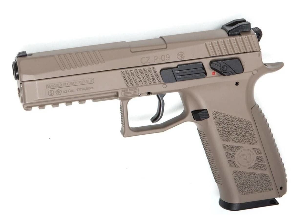 ASG CZ75 P09 Duty Blowback Havalı Tabanca Tan (Yivli)