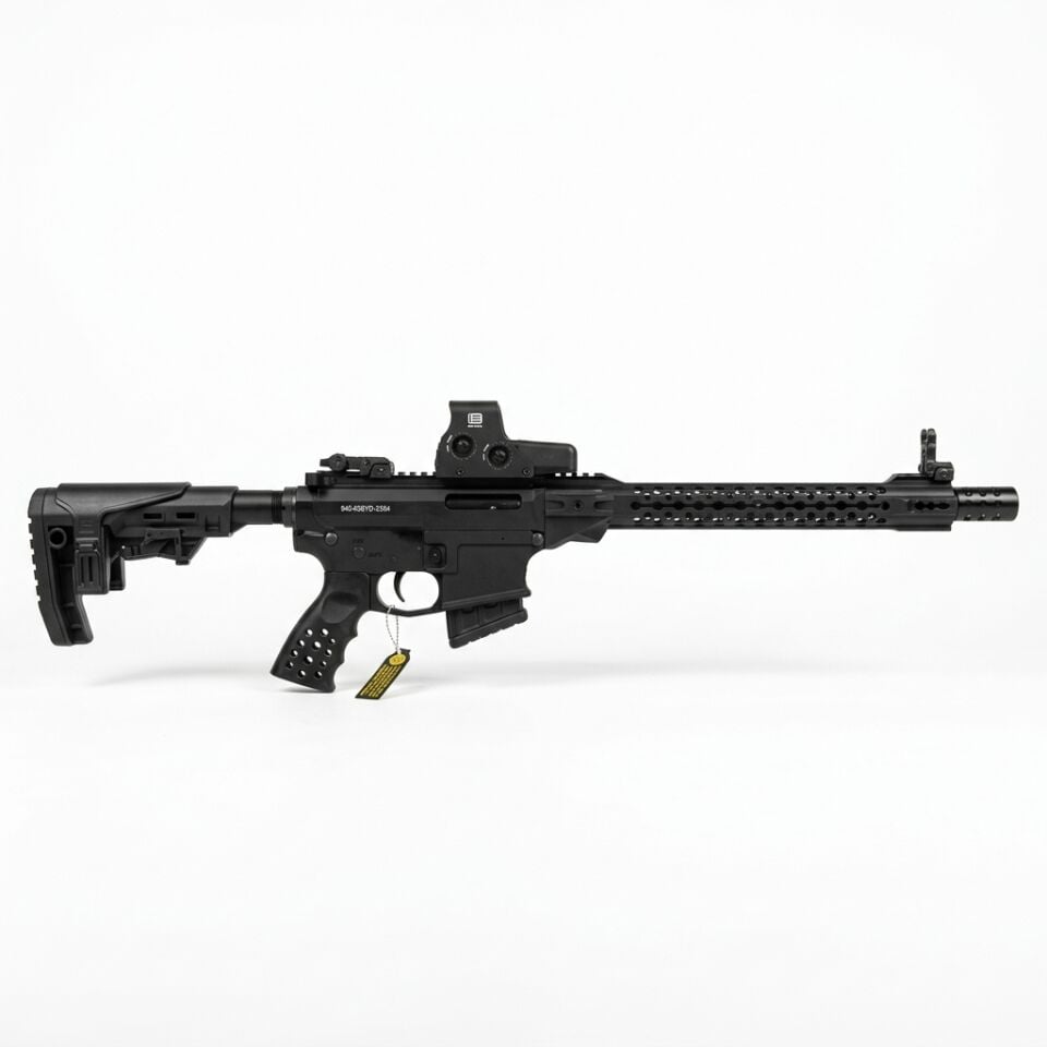 Derya MK-12 AS-101Z ULTRA Combo Set - 551 red dot takılı açılı görünüm