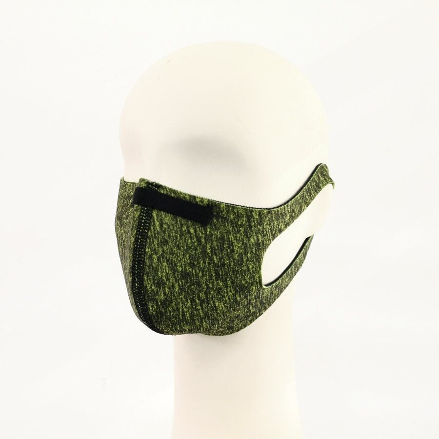 BLACKSPADE Unisex Koruyucu Maske Neon Melanj L