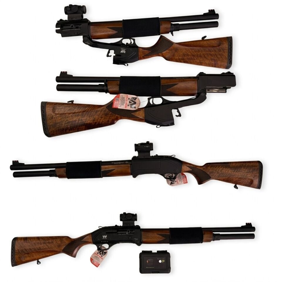 Axor Arms FS-ELITE Combo Set - açık ve katlanmış hâlde farklı açılardan görünüm