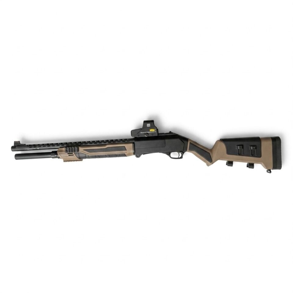 Axor Arms FS-PRO Combo Set - beyaz zeminde 551 red dot takılı yandan görünüm