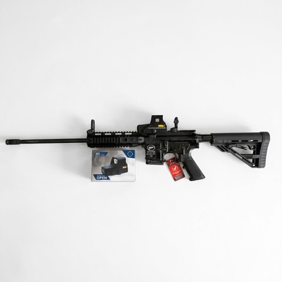 Aksa Crossfire T-14 Mini Combo Set - diğer yandan görünüm, 551 red dot takılı ve kutusu