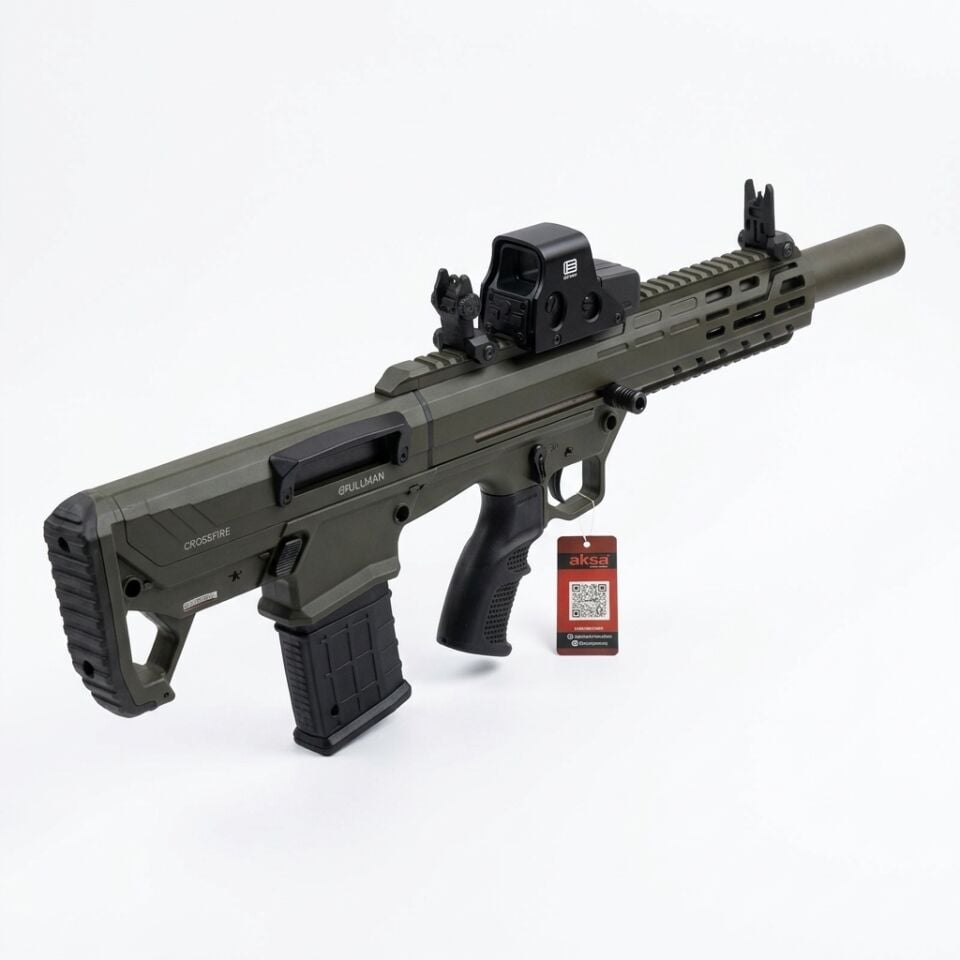 Aksa Crossfire Pullman Combo Set - 551 red dot takılı diğer açıdan görünüm