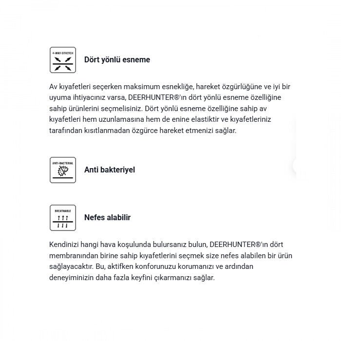 DEERHUNTER Climate 37,5 Teknolojili Polo Tişört M