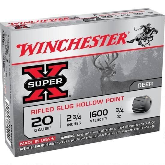WINCHESTER (USA) RIFLED SLUG HOLLOW POINT TEK KURŞUN  20 CAL.