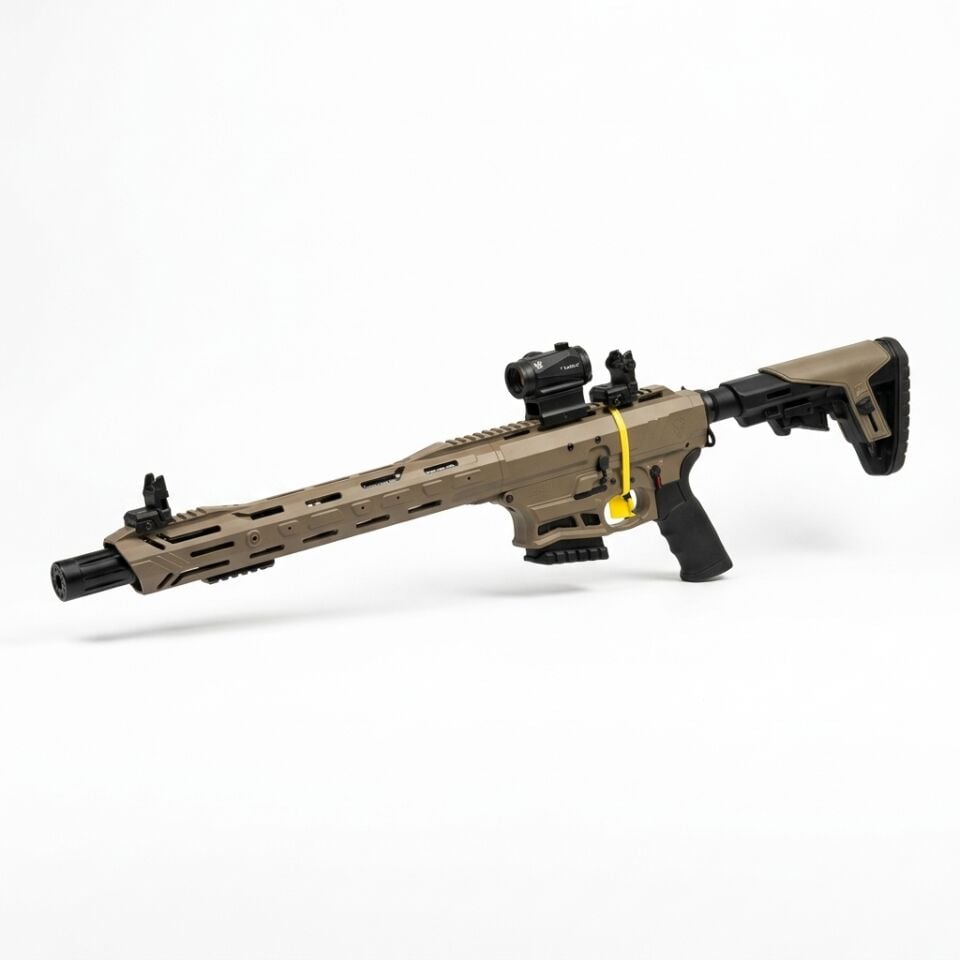 Typhoon F12 F.D.E. Combo Set - R5 red dot takılı açılı görünüm