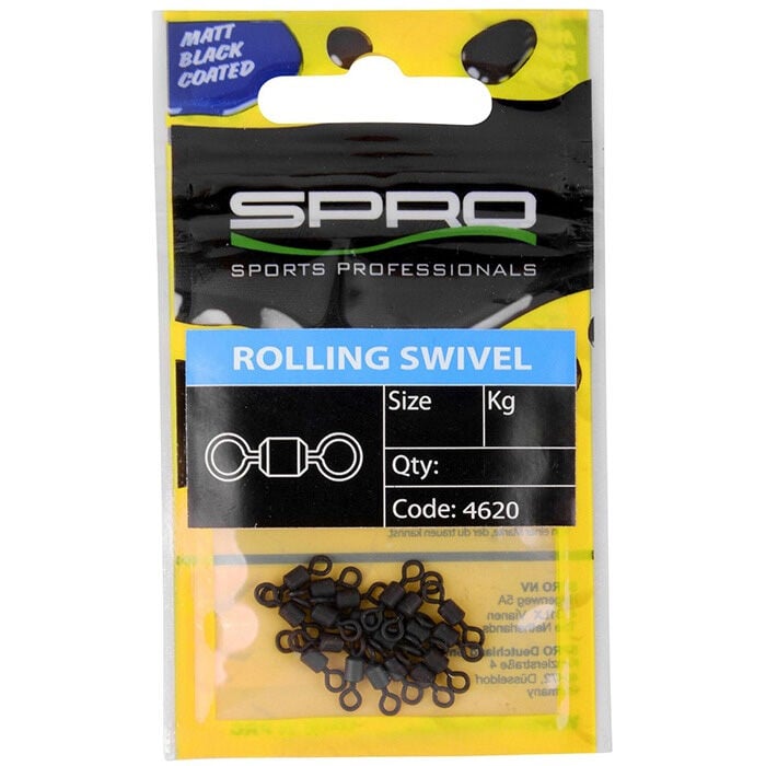 SPRO Matte Black Rolling Fırdöndü #5
