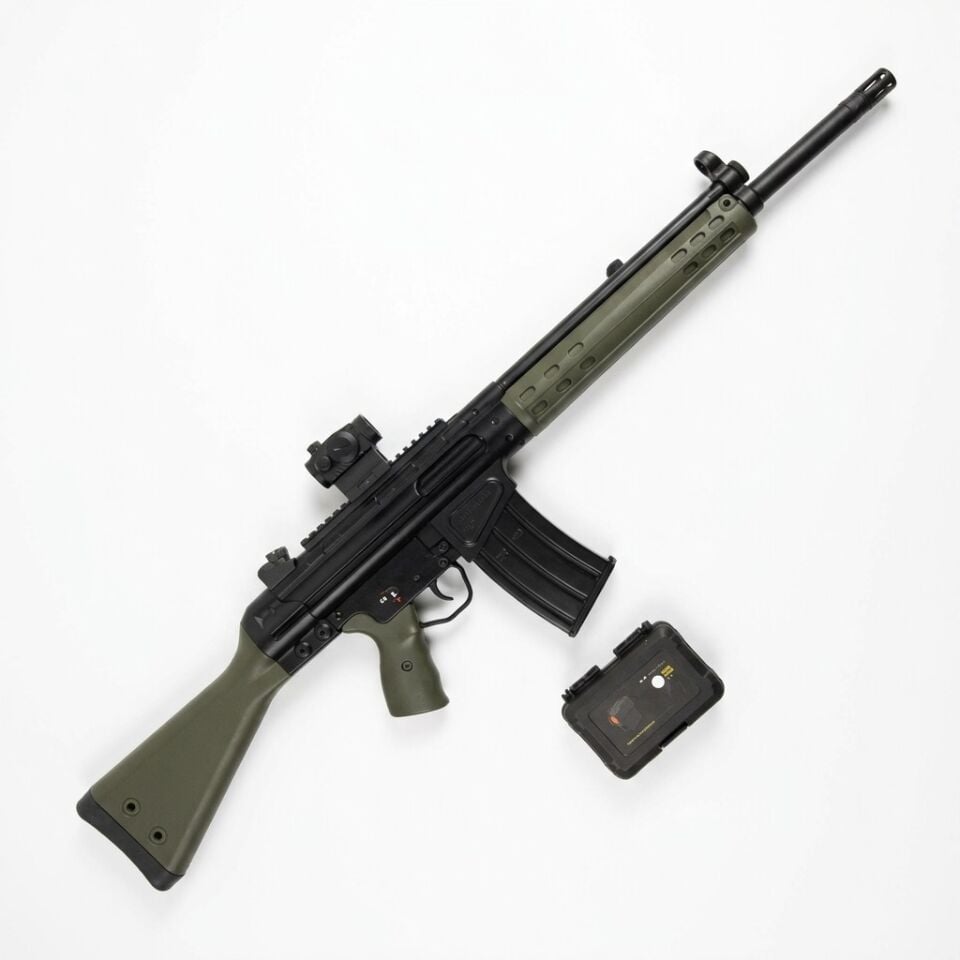 Hunt Group G12-S Combo Set - R5 red dot takılı açılı görünüm ve R5 kutusu