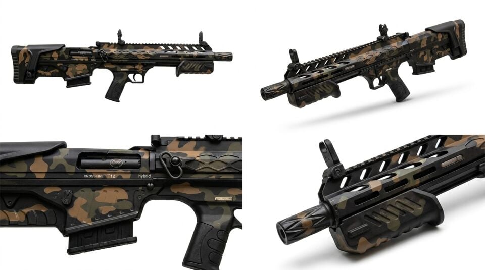 Aksa Crossfire T-12 Hybrid Kamuflaj Av Tüfeği