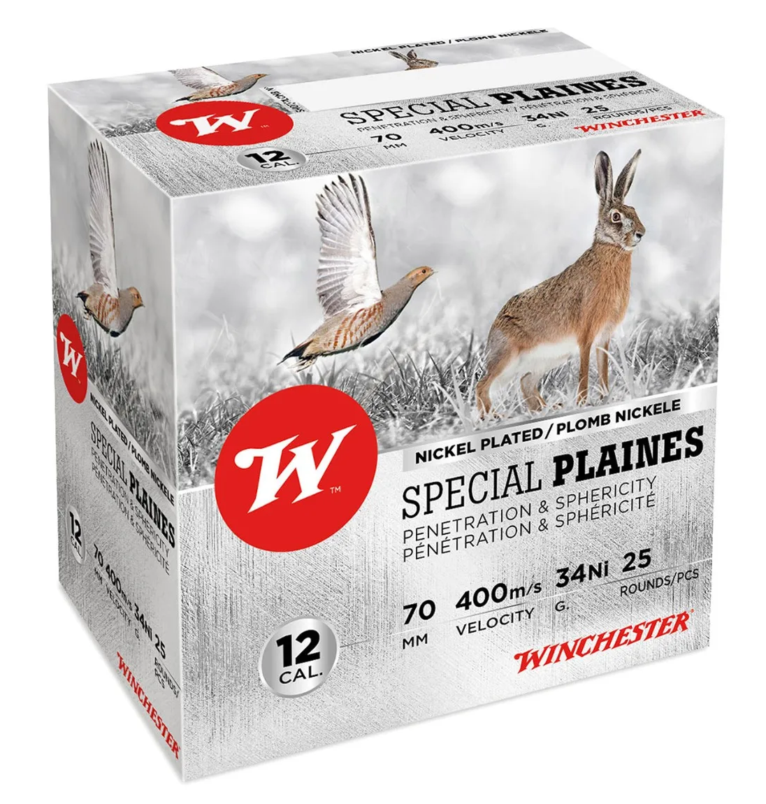 WINCHESTER (ITALY) SPECIAL PLAINES NICKEL 34 GR. AV FİŞEĞİ  12 CAL.
