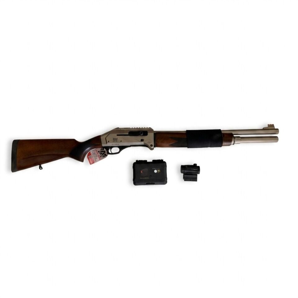 Axor Arms FS-F Marin Combo Set - yandan görünüm, önünde R5 red dot ve R5 kutusu