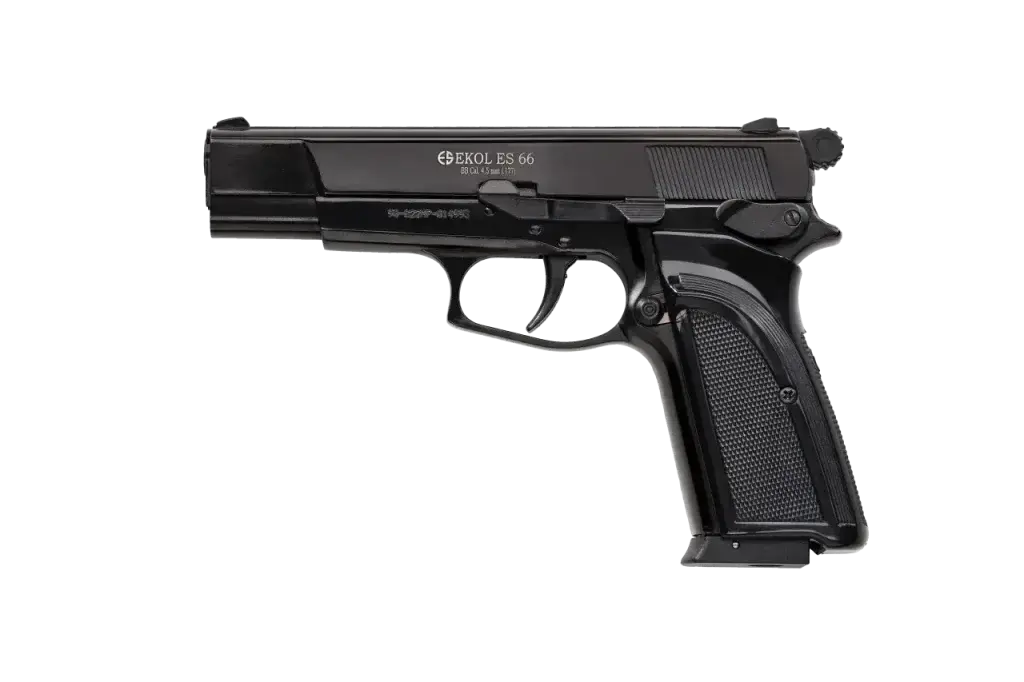 EKOL ES 66 Havalı Tabanca 4.5 mm - Mat Siyah Altın İşlemeli - 2025