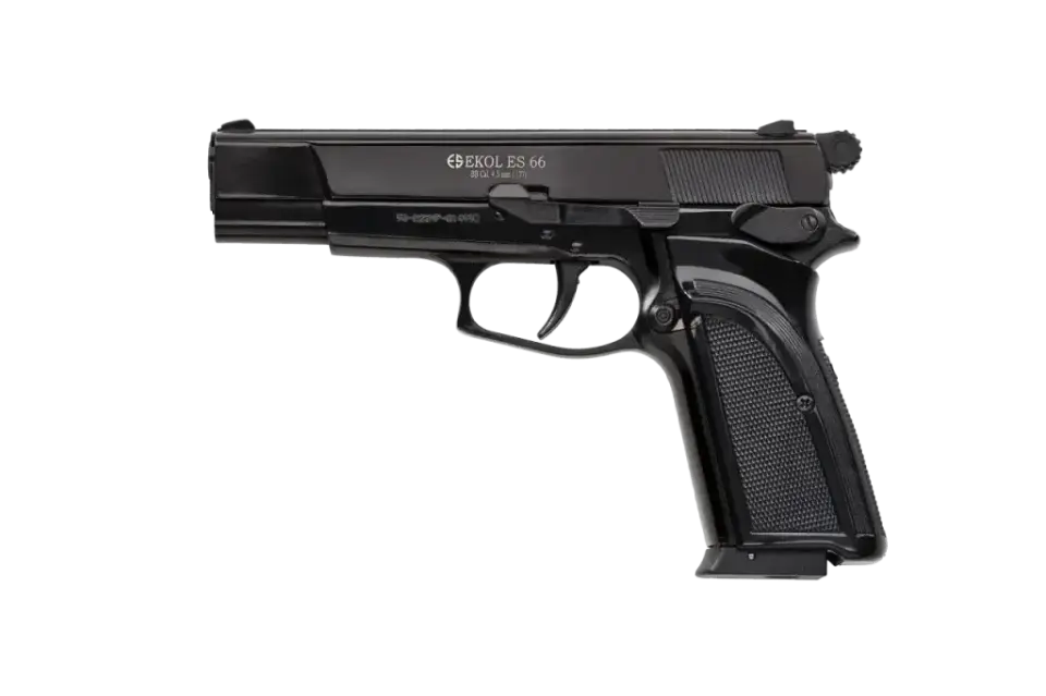 EKOL ES 66 Havalı Tabanca 4.5 mm - Mat Siyah Altın İşlemeli - 2025