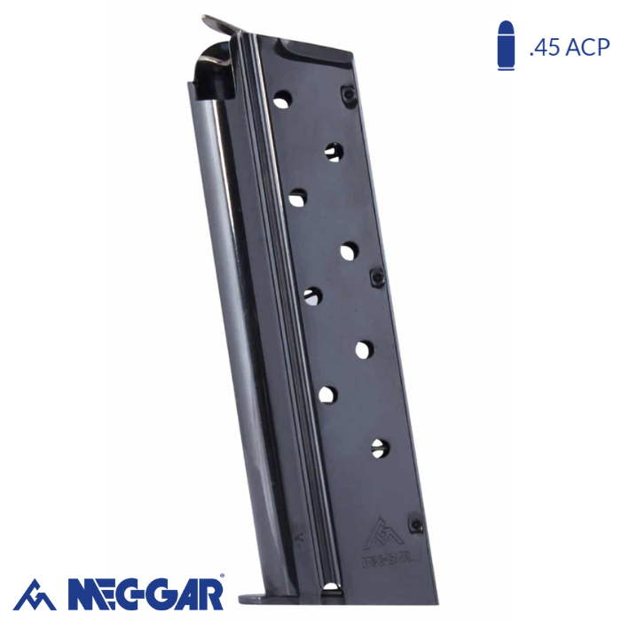 MEC-GAR MAGAZINE COLT 1911 9 MM 9 RD HT Blue Şarjör