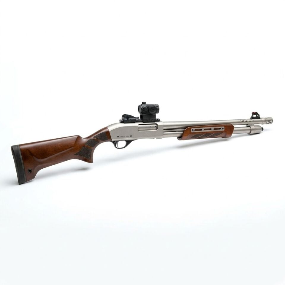 Derya CRYX12 Wood Marine Combo Set - R5 red dot takılı açılı görünüm