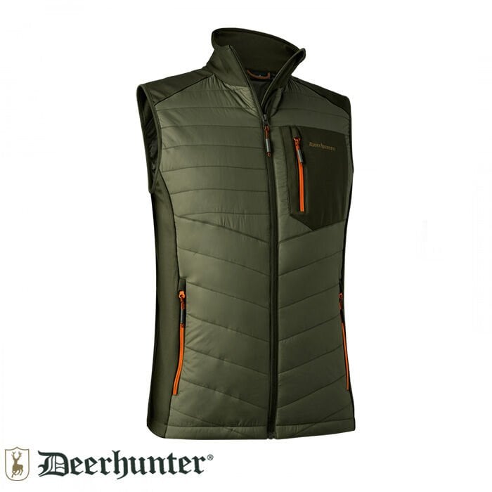 DEERHUNTER Chamois Padded Forest Green Yelek 2XL