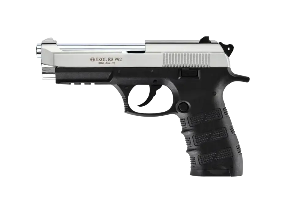 EKOL ES P92 Havalı Tabanca 4.5 mm - Parlak Krom