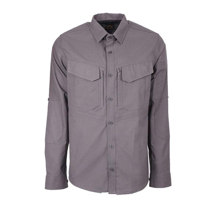 VAV Uzun Kol Gömlek Tactek-01 Füme - S