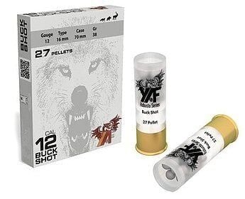 YAF BUCKSHOT 7/0 27 PELLETS  12 CAL.