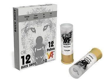 YAF BUCKSHOT 9/0 12 PELLETS  12 CAL.