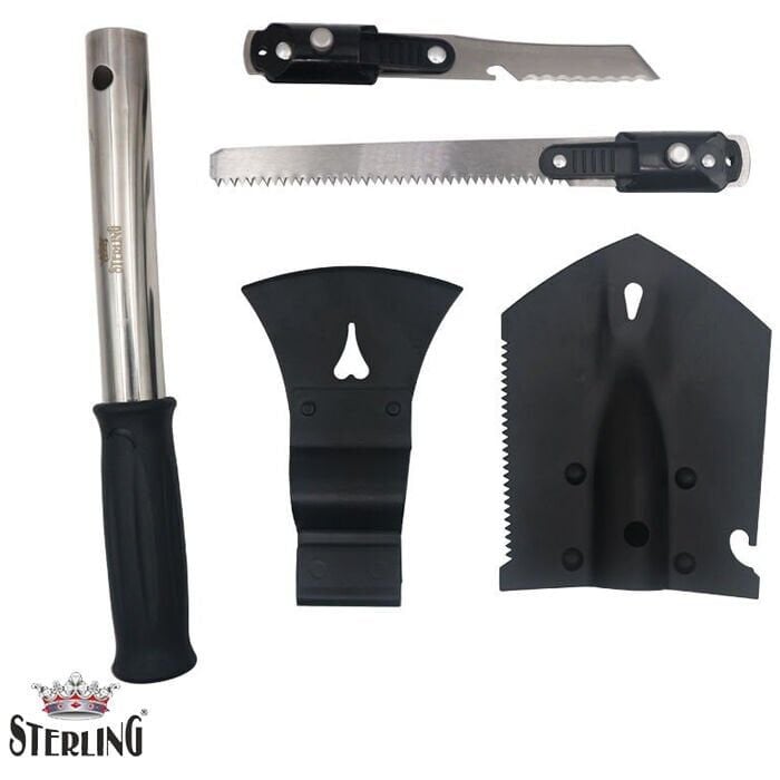STERLING Kamp Seti (Kürek, Bıçak,Testere, Balta)