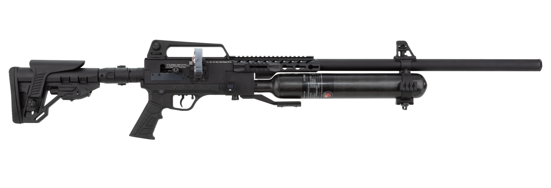 Hatsan Blitz Full AUTO PCP Havalı Tüfek, 6.35mm Scuba+Dürbün