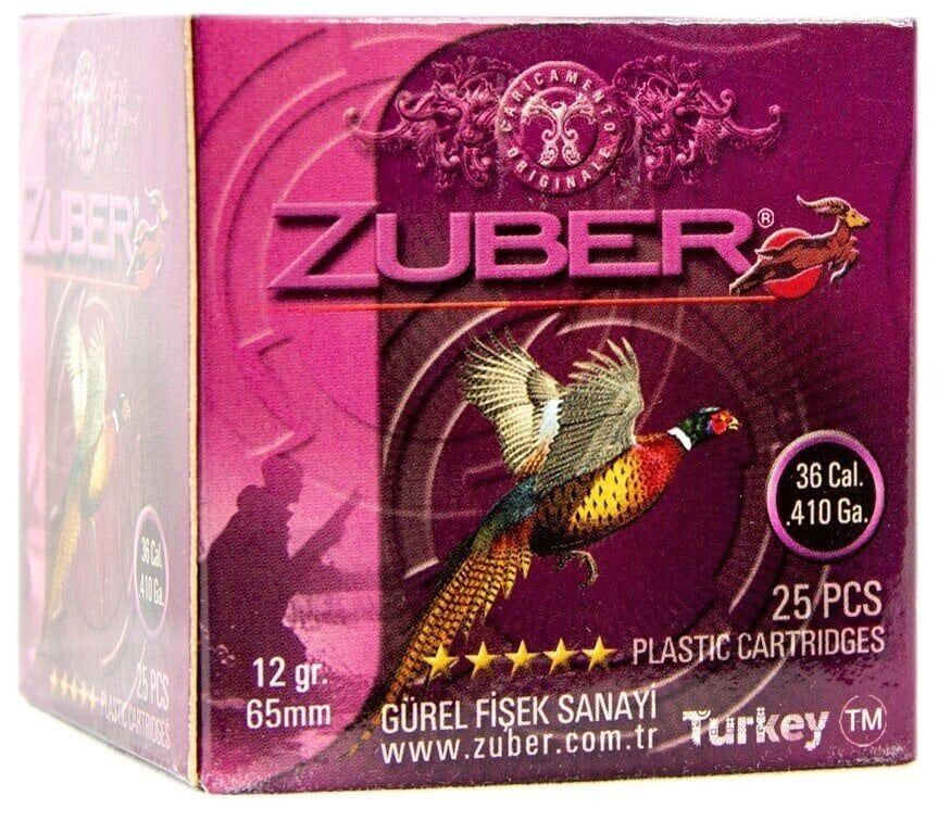 ZUBER 12 GR. AV FİŞEĞİ (SAÇMA)  36 CAL.