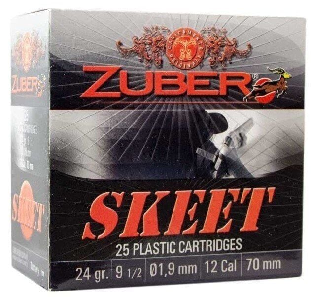 Zuber 24 Gr. No:9,5 Skeet Fişeği 12 Cal.