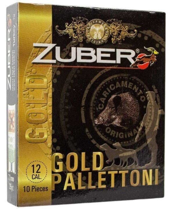 ZUBER GOLD PALLETTONI 11/0 9 PELLETS  12 CAL.