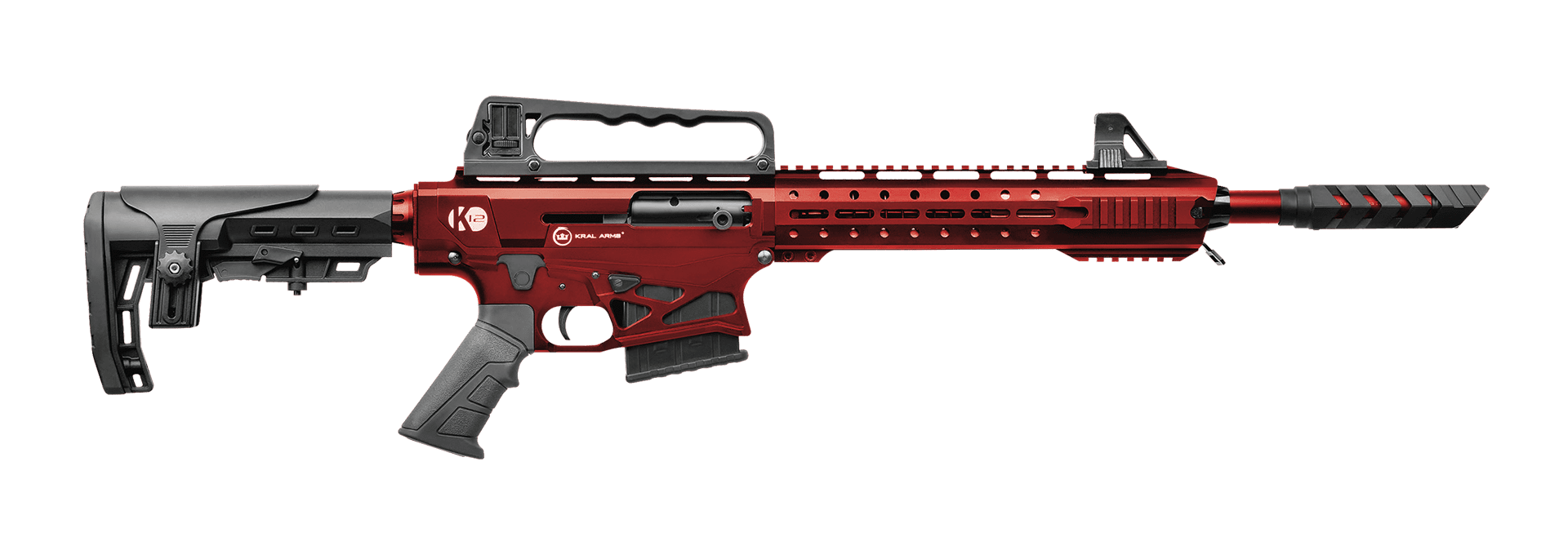 Kral Arms K12 Red Cerakoted Şarjörlü Yarı Otomatik Av Tüfeği