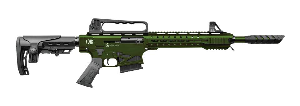 Kral Arms K12 Green Şarjörlü Yarı Otomatik Av Tüfeği