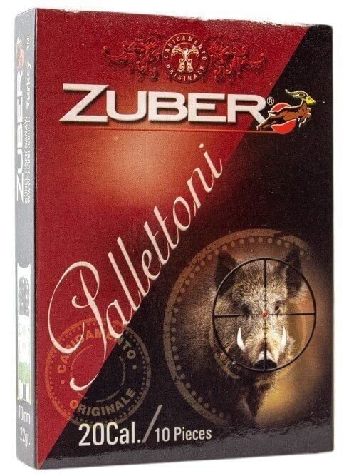 ZUBER PALLETTONI BUCKSHOT  20 CAL.