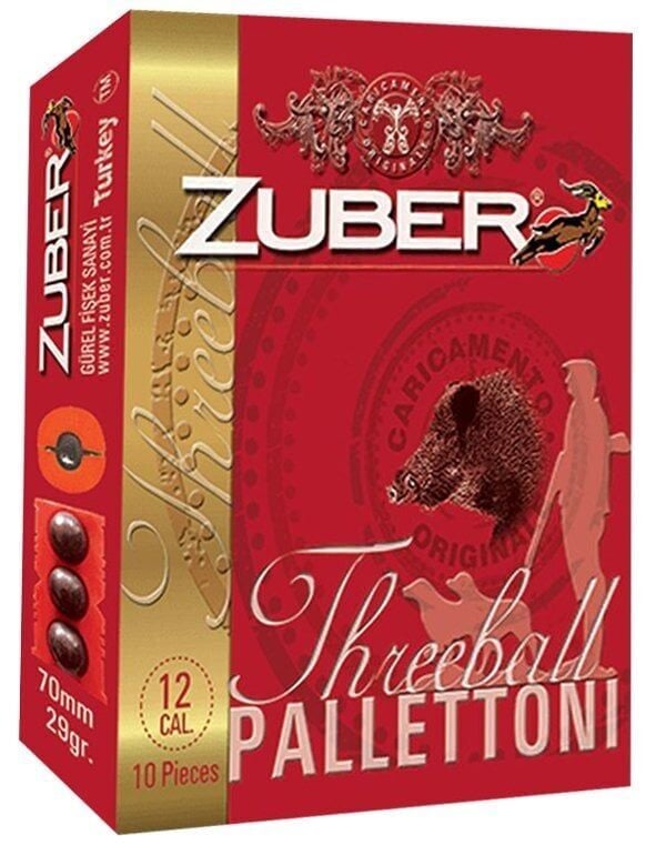 Zuber Threeball 3'lü Kurşun 12 Cal.