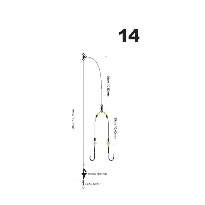 SPRO 14 Salt Rig Wishbone Ghost