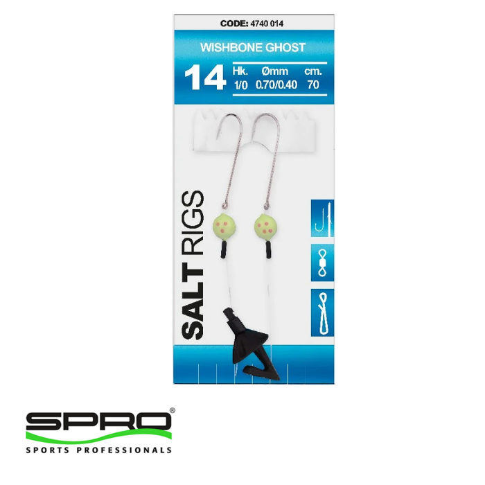 SPRO 14 Salt Rig Wishbone Ghost