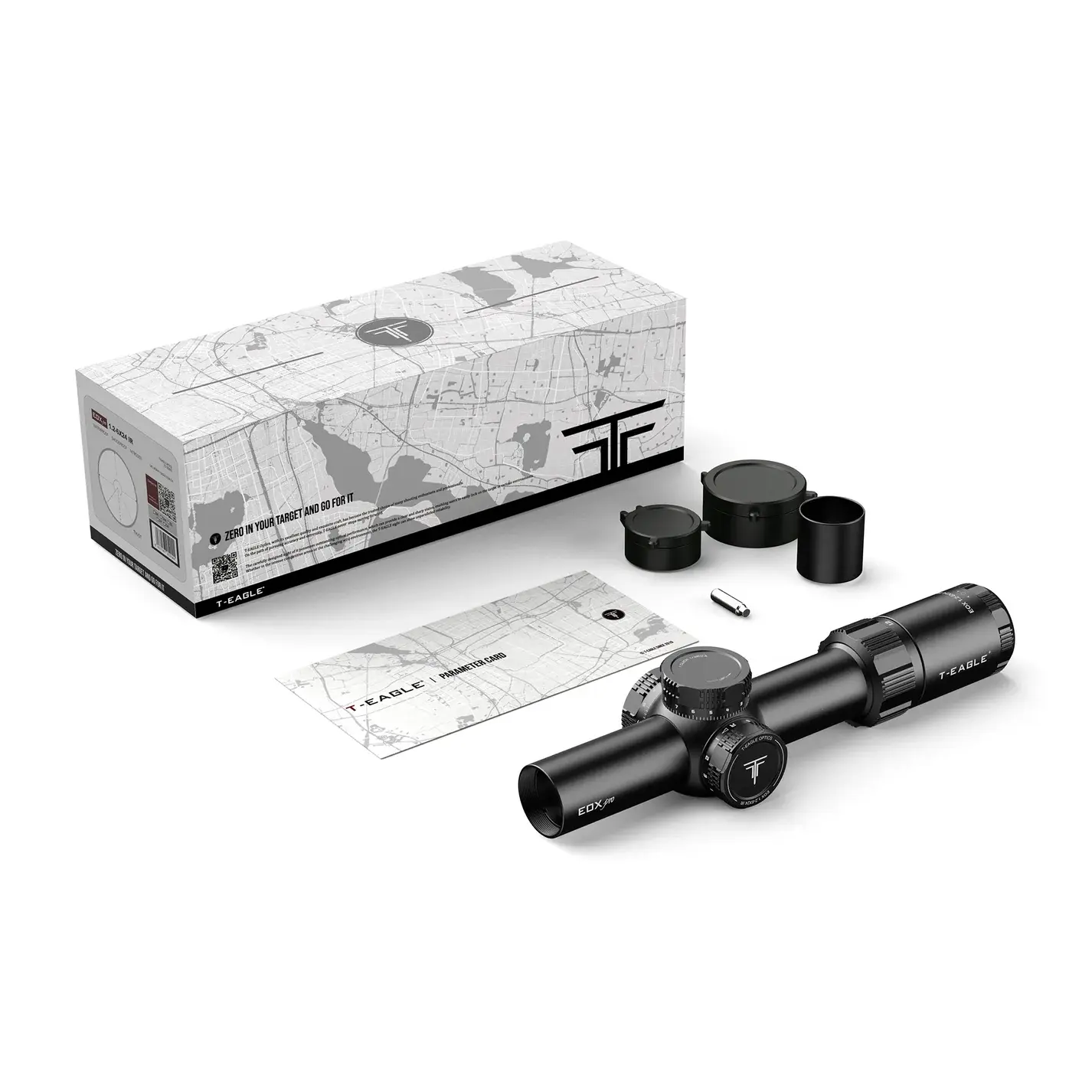 T-Eagle EOX Pro 1.2-6x24 IR SFP LPVO Tüfek Dürbünü