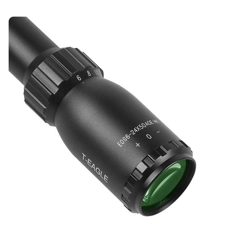 T-Eagle EOS 6-24x50 AOE HK Işıklı Taktik Tüfek Dürbünü