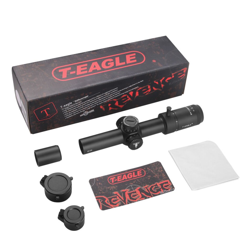 T-Eagle ER 1.2-6x24 IR HK Retikül Black LPVO Dürbün